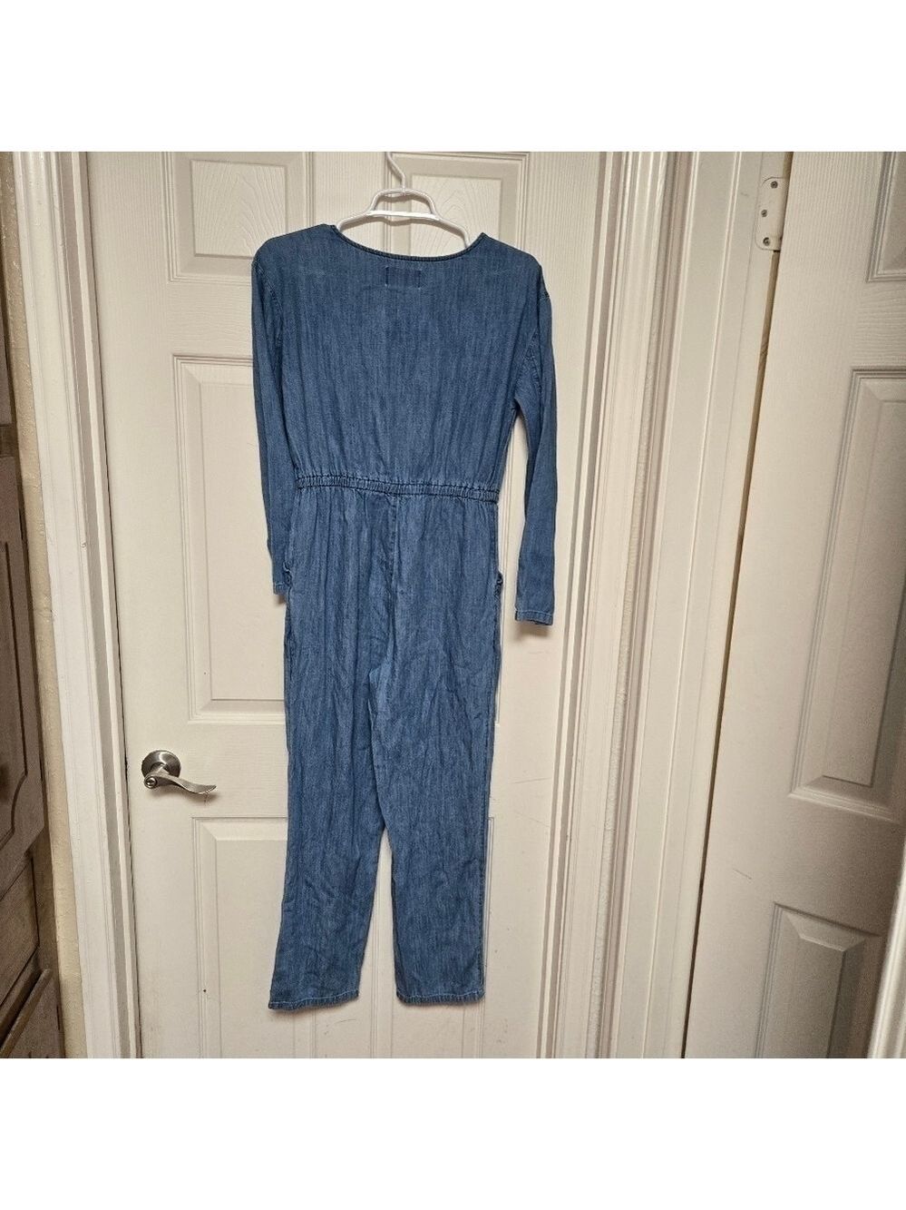 Old Navy Denim Drawstring Utility Jumpsuit XXL 18 - Picture 4 of 15
